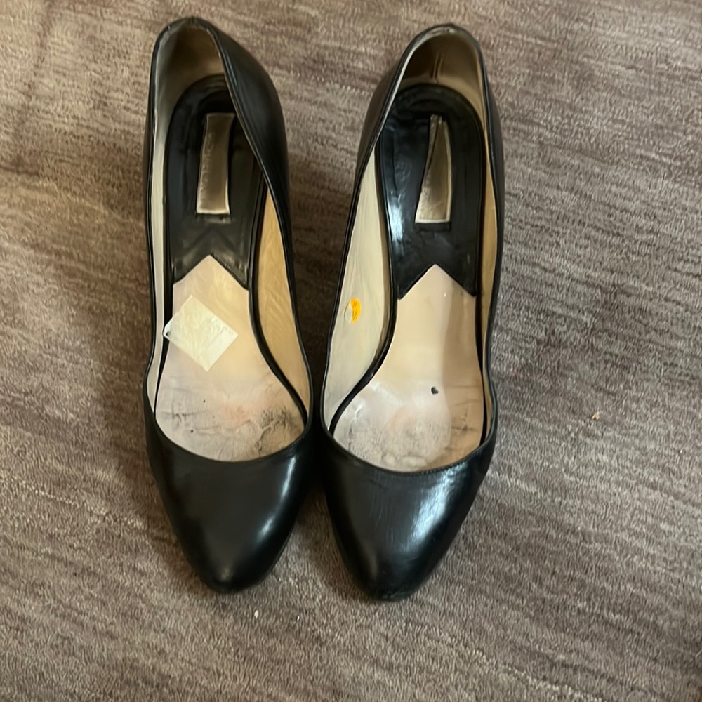 MICHAEL KORS Black Pumps Used Size 8.5 with added rubber soles